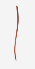 Haarstab, S-förmig natur 19cm